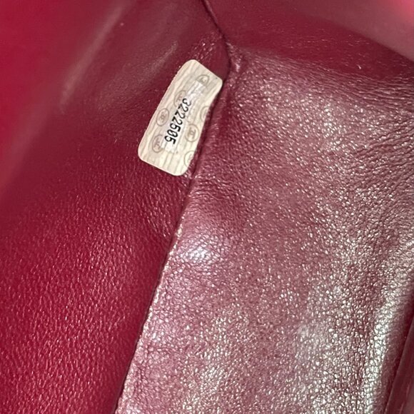 Vintage Classic Chanel Medium Double Flap, Dark Brown, Serial Number and Card - Picture 15 of 15